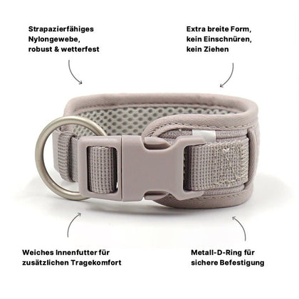 Cord Style Halsband Grau