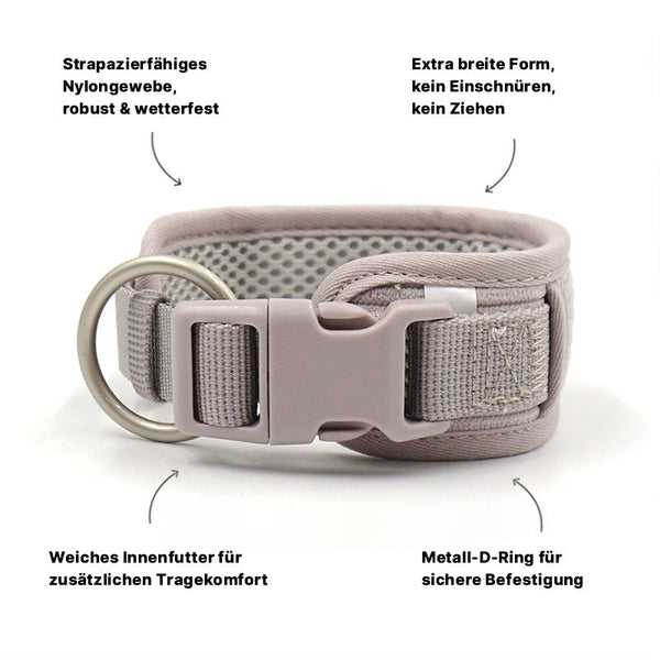 Cord Style Halsband Grau